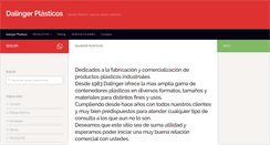 Desktop Screenshot of dalinger-plasticos.com.ar